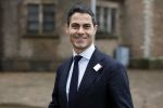 Den Haag 20 november 2025
 Prinses Amalia en haar vader Koning Willem Alexander bij de Grote Kerk, na de Bijzondere Verenigde Vergadering van de Eerste en Tweede Kamer, ter gelegenheid van de tachtigste verjaardag dat het parlement na de Tweede Wereldoorlog voor het eerst weer in gezamenlijkheid bijeenkwam. Eerste Kamervoorzitter Mei Li Vos Tweede Kamervoorzitter Thom van Campenvingen ze op . Rob Jetten