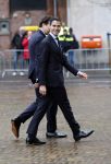 Den Haag 20 november 2025
 Prinses Amalia en haar vader Koning Willem Alexander bij de Grote Kerk, na de Bijzondere Verenigde Vergadering van de Eerste en Tweede Kamer, ter gelegenheid van de tachtigste verjaardag dat het parlement na de Tweede Wereldoorlog voor het eerst weer in gezamenlijkheid bijeenkwam. Eerste Kamervoorzitter Mei Li Vos Tweede Kamervoorzitter Thom van Campenvingen ze op . Rob Jetten en Jesse Klaver