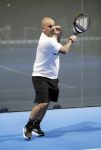 Utrecht 6 november 2025
Padel tournooi voor het UMC ziekenhuis bij Hal 22. Wesley Sneijder speelde met Frank Rijkaard