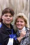 Eindhoven, Ad v d Hurk ( Andy de Wit ) samen met zijn vrouw