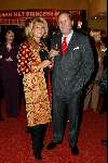 Amsterdam 17 decmber 2001
Princess kerstborrel in het Grace Theater.
Astrid Engels met een vriend