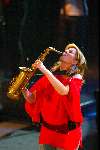 Amsterdam 19 december 2001
Sportman van het jaar verkiezing in de Rai.
Candy Dulfer