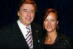Amsterdam 17 decmber 2001
Princess kerstborrel in het Grace Theater.
Ed Nijpels met zijn vrouw