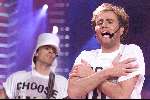 Aalsmeer 7 december 2000
Sterrenplayback show met Henny Huisman,
Rob Witschge
