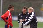AMSTERDAM 3 december 2001
Ronald Koeman en Ruud Krol 1e training bij AJAX. 
Bergdolmo