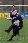 AMSTERDAM 3 december 2001
Ronald Koeman 1e training bij AJAX.
