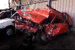 Eindhoven 4 december 2000
Tjerk Westerterp na ongeval.
auto van tegenligger