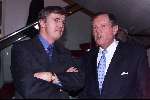 Scheveningen 18 december 2000
Kerstborel Princess in het circustheater.
Loek Hermans en Tom Westermeijer