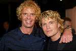 Amsterdam 17 decmber 2001
Princess kerstborrel in het Grace Theater.
Hans Klok met  Wino Omzigt