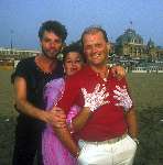 Ben Holthuis met Sugar Lee Hooker en broer
