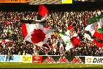 Rotterdam 16 decmber 2001
Feyenoord-PSV 0-0
Feyenoord publiek met vlaggen
