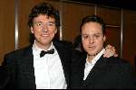 Amsterdam 18 decmber 2001
Opnames van de oudejaarsloterij
Frans Bauer met Mark Klein Essink