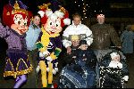 Kaatsheuvel 8 december 2002
Premiere wintershow in efteling.
Hanny met dochter, schoonzoon en kleinkind