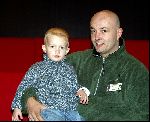 Kaatsheuvel 8 december 2002
Premiere wintershow in efteling.
schoonzoon Hanny met zoontje Justin