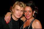 Amsterdam 17 decmber 2001
Princess kerstborrel in het Grace Theater.
Hans Klok met vriendin Johan Westermeijer