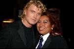 Amsterdam 17 decmber 2001
Princess kerstborrel in het Grace Theater.
Hans Klok met Justine Pelmelay