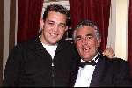ROTTERDAM 10 december 2001
 Rene Froger in Ahoy
Ludo Voeten met zoon