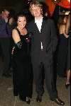 Amsterdam 21 december 2001
Uitreiking van de Rembrandt awards in de beurs van Berlage.
Mylene de la Haye met vriend