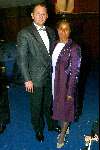 Amsterdam 19 december 2001
Sportman van het jaar verkiezing in de Rai.
Nelli Cooman met man