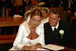 Roosendaal 7 december 2002
Trouwen Michael Boogerd en Nerena Ruinemans
