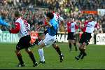 Rotterdam 16 decmber 2001
Feyenoord-PSV 0-0
Mark v Bommel en Patrick Pauwe Roelof Luinge
