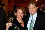 Amsterdam 17 decmber 2001
Princess kerstborrel in het Grace Theater.
Paul Fagel met vrouw