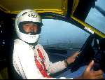 Reinout Oerlemans tijdens een prominentenrace
6 mei 1997