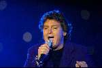 Amsterdam 18 decmber 2001
Opnames van de oudejaarsloterij van de Staatsloterij
Rene Froger