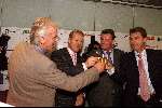 AMSTERDAM 3 december 2001
Ronald Koeman , 1e training bij AJAX. 
Ruud Krol, Leo Beenhakker en Arie v Eijden