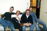 Hilversum 15 december 2003
 Edwin Smulders op bezoek bij Radio Veronica en Adsam Curry