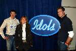 Amsterdam 3 december 2003
Persconferentie Idols met deelnemers Robert Jan Idols(l) Boris Idols (r) en Alice Idols