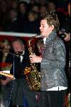 Hilversum 30 december 2003
Begrafenis Toni Boltini in circustent.Angelo Boltini met saxofoon
Peter Smulders bv