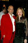 Amsterdam 10 december 2003
Miljonairsbeurs in de RAI Amsterdam.   
Ariane Spier met een vriend