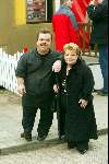 Hilversum 30 december 2003
Begrafenis Toni Boltini in circustent.  Clowns (directie) circus Renz