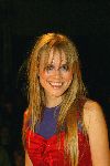 Amsterdam 10 december 2003
Veiling van jurken van Bekende Nederlandse vrouwen. 
Ilse Delange