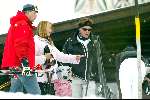 Lech 21 december 2003
Linda de Mol op Vakantie met haar kinderen 
Hier samen met broer John de Mol Jr. en dochtertje Noa de Mol
Wintersport