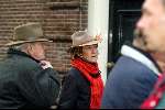 Amsterdam 28 december 2003
Jorge Zorreguita met vrouw en beveiliging