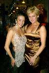 Amsterdam 19 december 2003
Orange Babies feest in Panama te Amsterdam.
Caroline Tensen met Katja Schuurman
