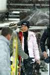 Lech 21 december 2003
Linda de Mol op Vakantie met haar kinderen 
Wintersport