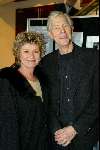 Amsterdam 15 december 2003
Uitreiking Pall maal Export prijs in de kleine Komedie.  . Martine Bijl met Berend Boudewijn