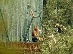 Tavernelle 1 augustus 2002
Prins Willem Alexander en Prinses Maxima tennissen