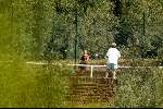 Tavernelle 1 augustus 2002
Prins Willem Alexander en Prinses Maxima tennissen