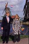 Noord Holland 1 november 2001
Prins Willem Alexander en Maxima bezoeken Noord Holland.
 Molen