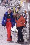 Zurs/Lech 4 April 2001
Prins Willem Alexander en Maxima enkele dagen na hun officiele verloving