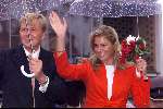 Noord Brabant 4 september 2001
Prins Willem Alexander en Maxima bezoeken Breda, Tilburg, Den Bosch en Eindhoven.
Paraplu