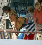 Porto Ercole 5 augustus 2003
Prinses Maxima en Prins Willem Alexander op de jumbo VI
