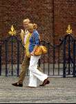 Den Haag 5 september 2003
Prins Willem Alexander en zwangere Prinses Maxima,  bij huis ten bosch