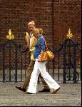 Den Haag 5 september 2003
Prins Willem Alexander Prinses Maximain verwachting bij huis ten bosch op verjaardag van prins claus