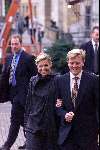 Den Haag  5 december 2001
Prins Willem Alexander en Maxima bezoeken de Staten Generaal.