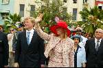Curacao 7 mei 2002
Prins Willem Alexander en Maxima bezoeken Curacao